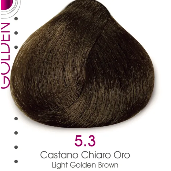 TMT Milano Art Collection Crema Colorante Luminacolor 5.3 Castaño Claro Dorado 100ml - 1